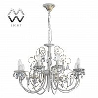 подвесная люстра mw-light свеча 301015308 белая в Сочи