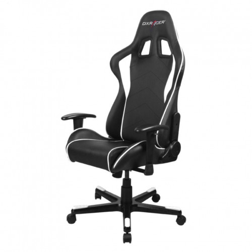 кресло геймерское dxracer formula черно-белое в Сочи