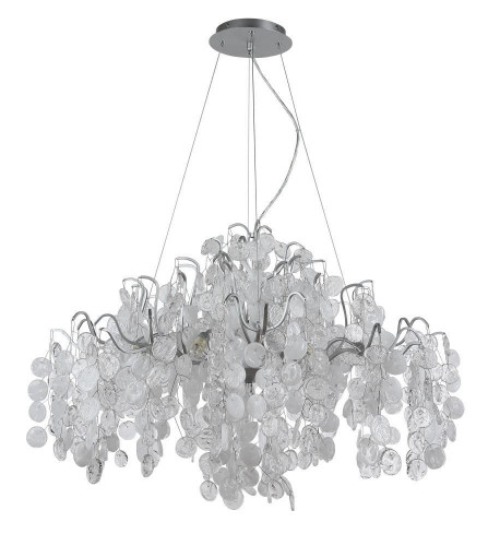 подвесная люстра crystal lux tenerife sp9 silver в Сочи
