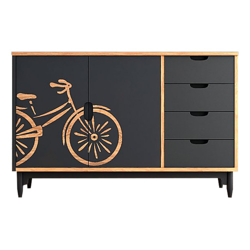 комод с велосипедом travel серый в Сочи