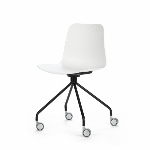 стул glide на колесиках белый в Сочи