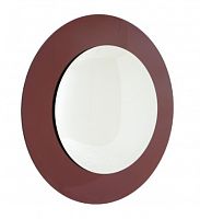 зеркало круглое большое коричневое luna в Сочи