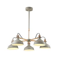 подвесная люстра odeon light lurdi 3330/5 серая в Сочи