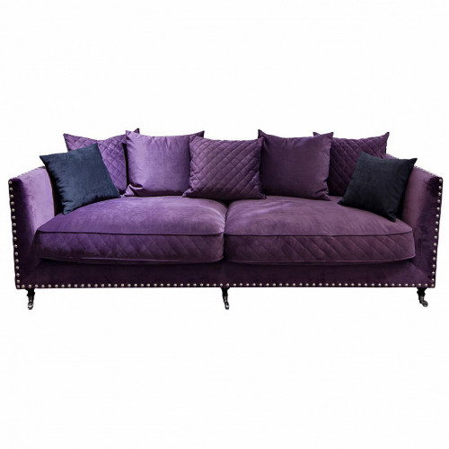 диван трехместный 250*98*69см фиолетовый в Сочи