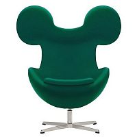 кресло egg mickey зеленое в Сочи