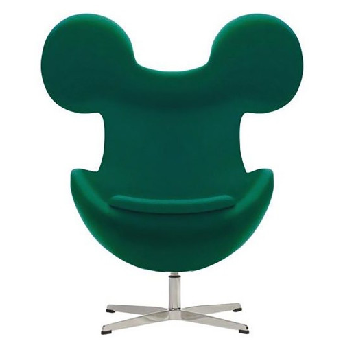 кресло egg mickey зеленое в Сочи