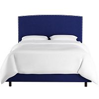 кровать двуспальная 160х200 синяя everly blue в Сочи