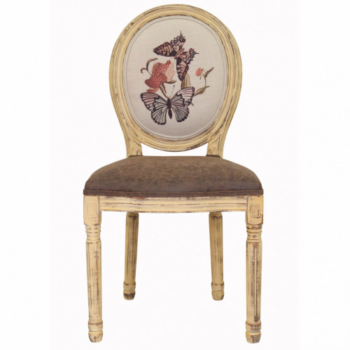 стул volker butterfly коричневый, бежевый, желтый в Сочи