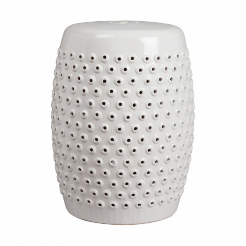 керамический столик-табурет cutwork garden stool белый в Сочи