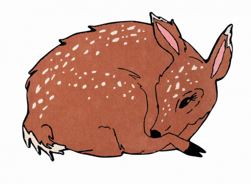 ковер шерстяной олененок the deer в Сочи