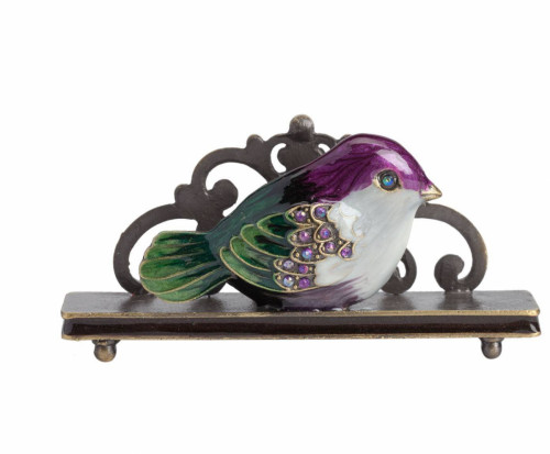 держатель для визиток little bird лиловый в Сочи