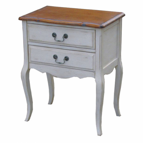 прикроватная тумба mobilier de maison белая, коричневая в Сочи