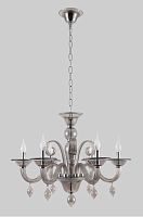 подвесная люстра crystal lux caetano sp-pl6 smoke в Сочи