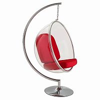кресло bubble chair with stand красное в Сочи