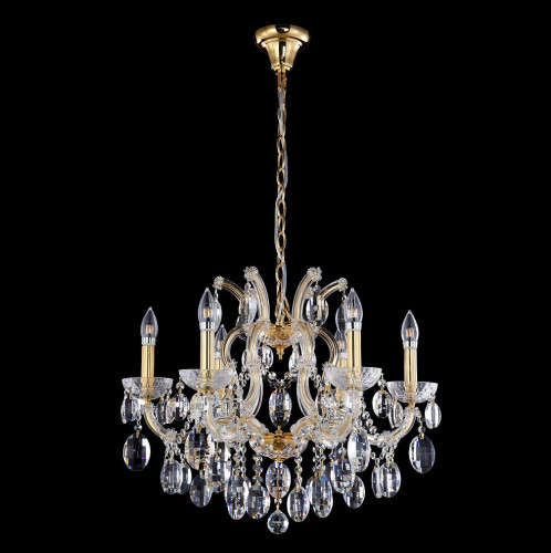 подвесная люстра crystal lux hollywood sp6 gold в Сочи