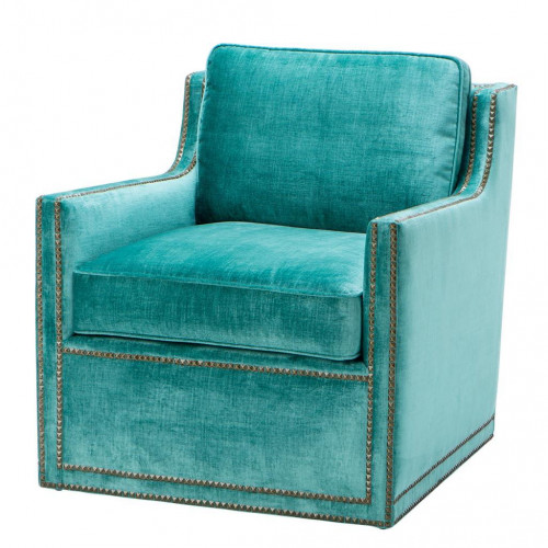 кресло granery от eichholtz голубое в Сочи