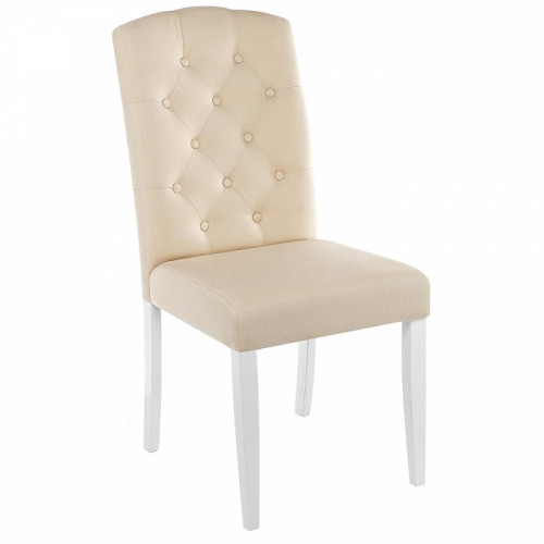стул деревянный menson white / fabric сream в Сочи