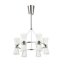 подвесная светодиодная люстра odeon light grana 4013/61l хром в Сочи
