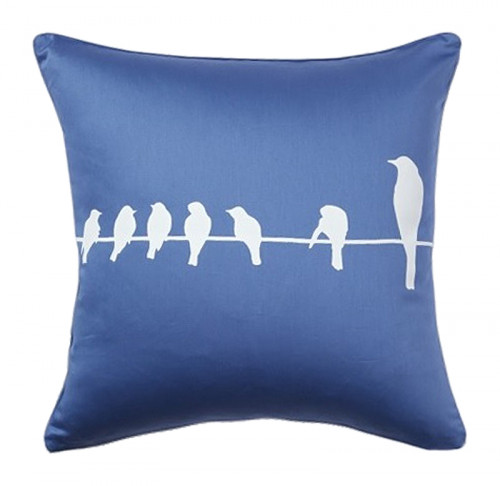 подушка с птичками birdies on a wire diamond-blue в Сочи