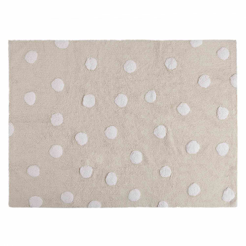 ковер polka dots бежевый-белый в Сочи