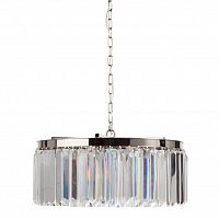 люстра rhys clear glass хром, прозрачная, чёрная в Сочи