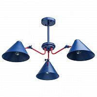 потолочная люстра mw-light чили 711011003 синяя в Сочи