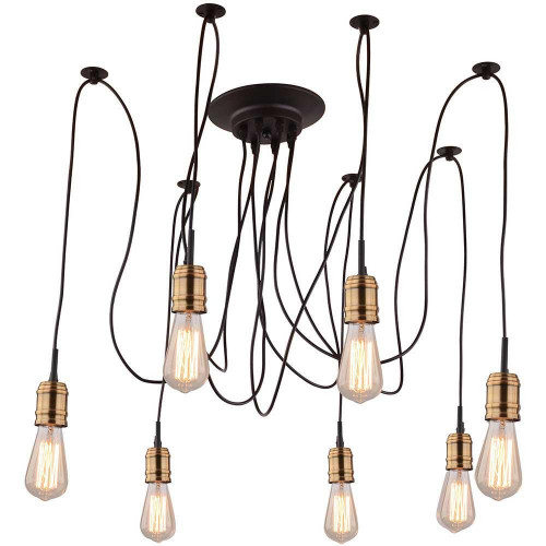подвесная люстра arte lamp mazzetto a4290sp-7bk в Сочи