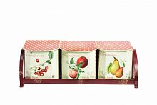набор емкостей для хранения на подставке fruits в Сочи