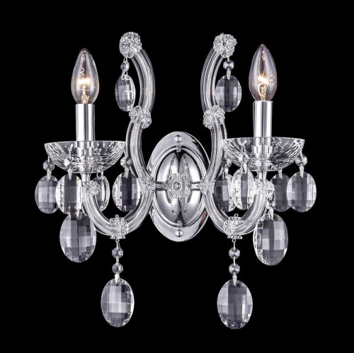 бра crystal lux hollywood ap2 chrome в Сочи