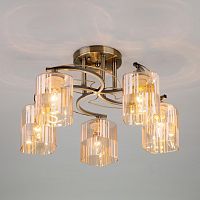 потолочная люстра eurosvet susan 30124/5 античная бронза в Сочи