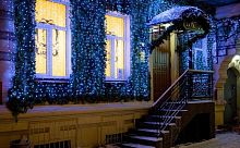 сетка светодиодная 250х200см синяя (07938) uld-n2520-240/dta blue ip20 в Сочи